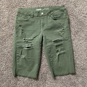 London High Rise Bermuda Pants